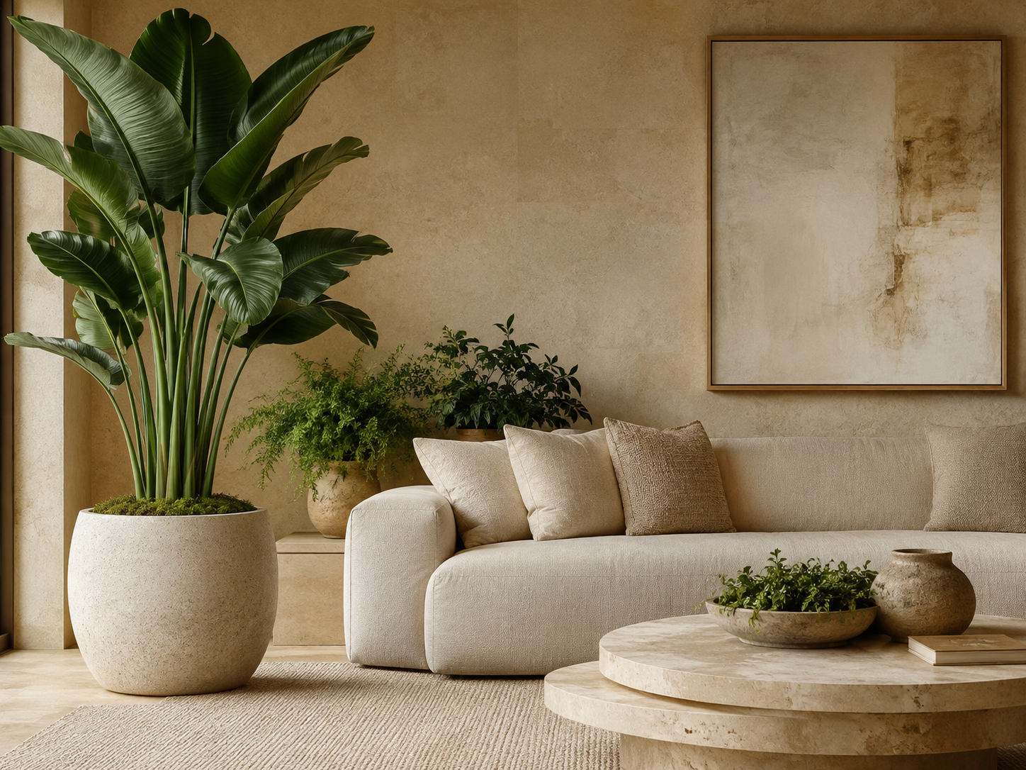 Residential interior plantscaping